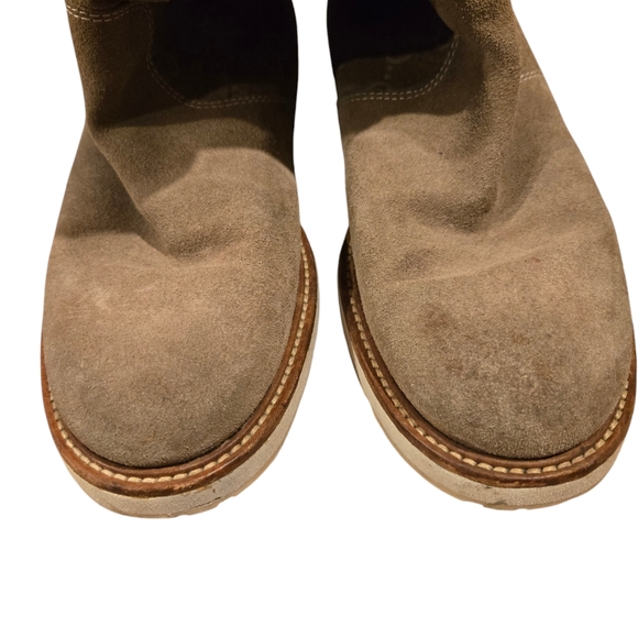 Gucci Suede Quercy Flat Boots Size 37.5 - Picture 5 of 11